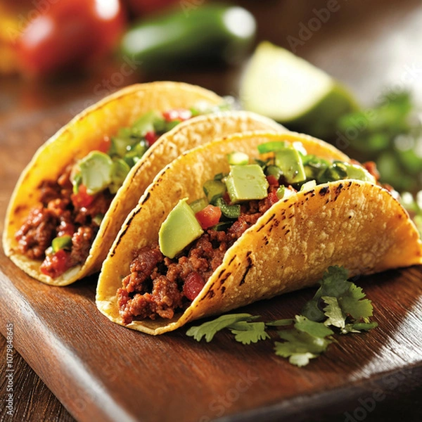 Fototapeta chicken and vegetable wrap