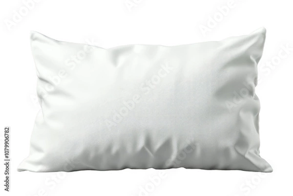 Fototapeta A mockup of a plain white pillow. transparent background