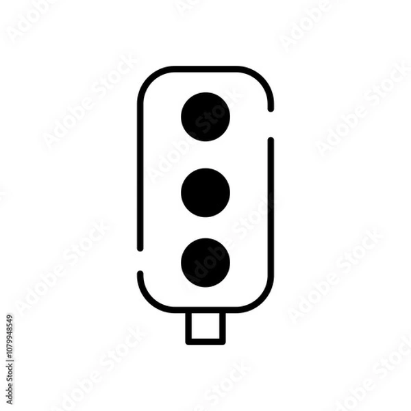 Obraz transportation glyph icon