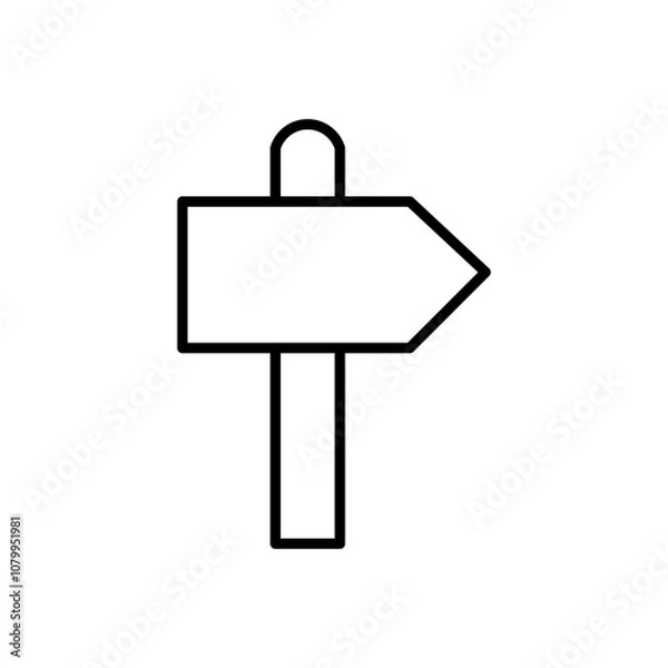 Obraz sign line icon