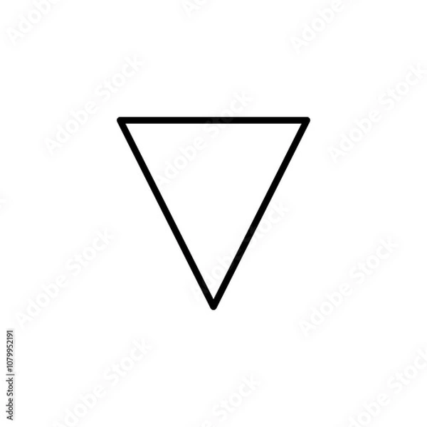 Obraz yield line icon