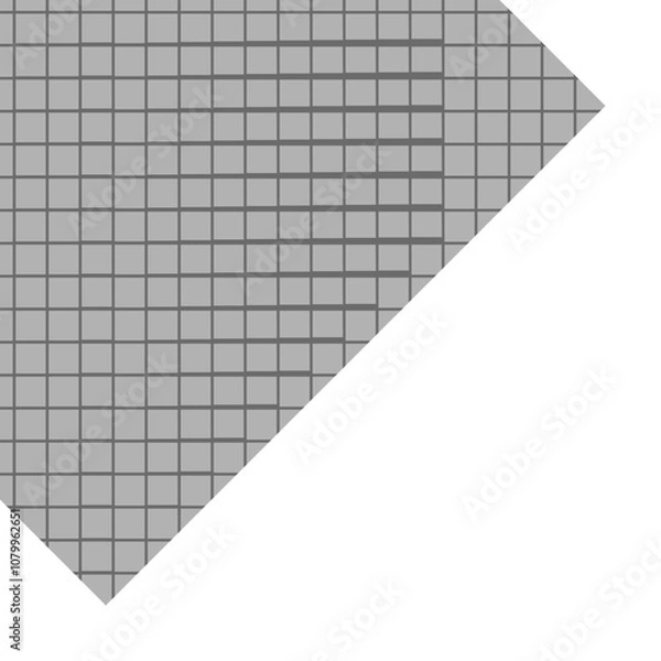 Obraz Papercut Grid Corner