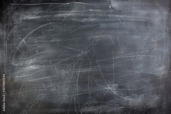 Fototapeta Scratched Chalkboard Texture