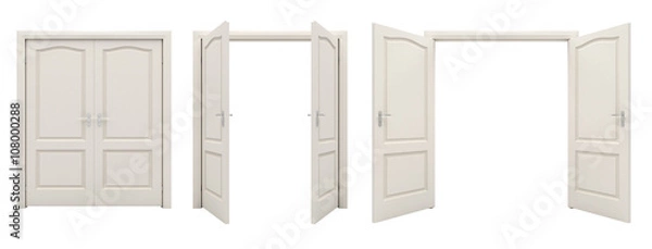 Fototapeta Double open door.