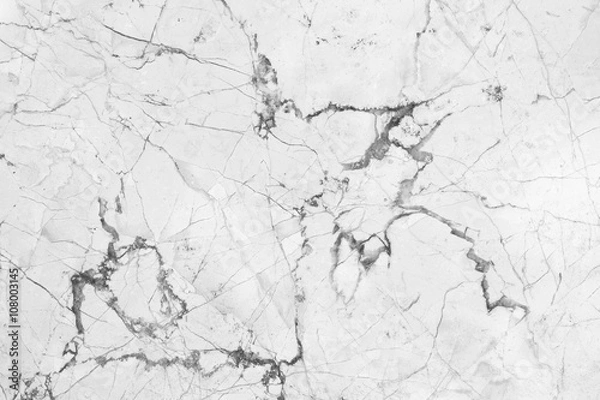 Fototapeta White marble texture unique background.