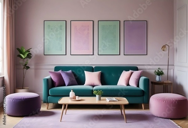 Obraz modern living room