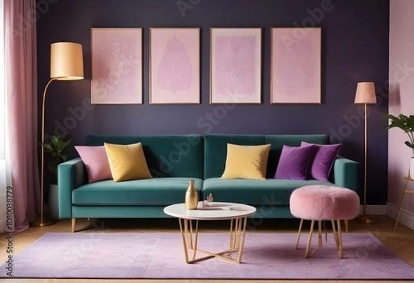 Obraz modern living room