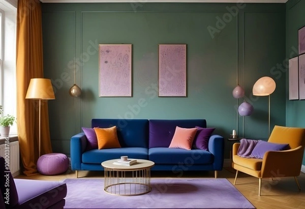 Obraz modern living room