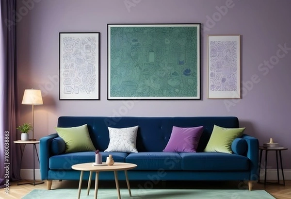 Obraz modern living room