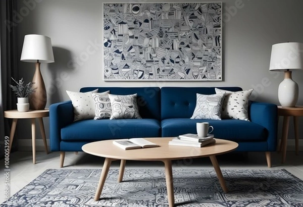Fototapeta Modern Living Room