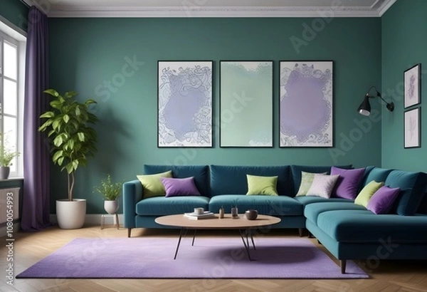 Fototapeta Modern Living Room