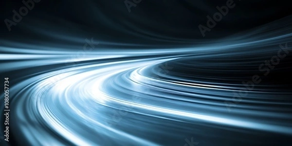 Fototapeta Abstract swirling red and yellow brushstrokes on a textured background