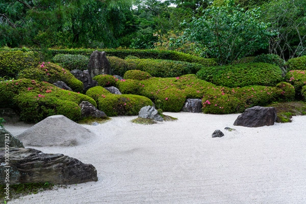 Obraz 鎌倉 明月院の枯山水