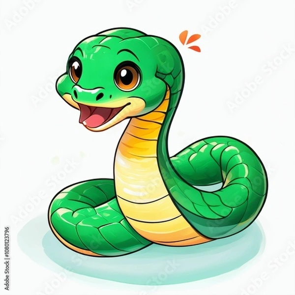 Obraz ヘビのイラスト/Clip art of snake