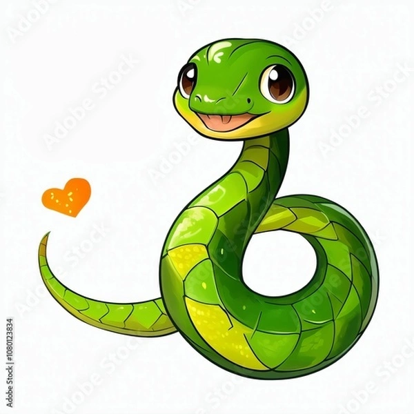 Obraz ヘビのイラスト/Clip art of snake