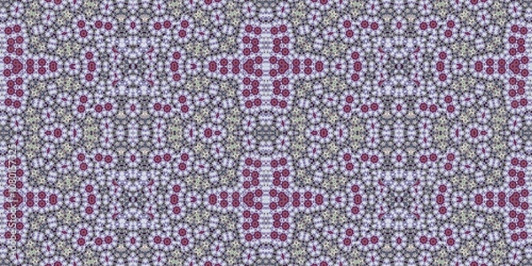 Fototapeta Seamless banner pattern. Abstract wide texture. The background is creative abstract.