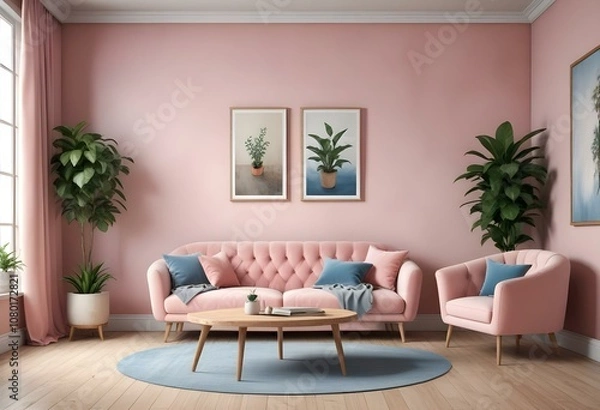 Fototapeta Modern Luxury Living room