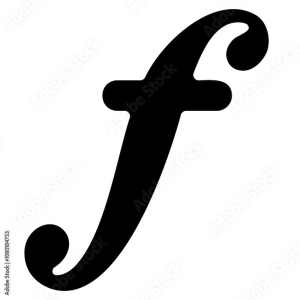 Obraz Musical symbol loud forte
