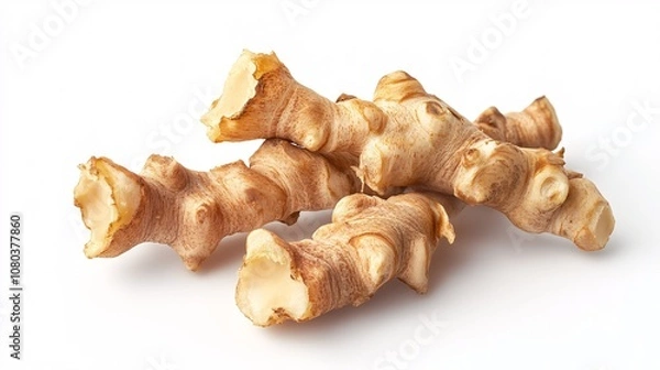 Fototapeta Ginger Root isolated on white background