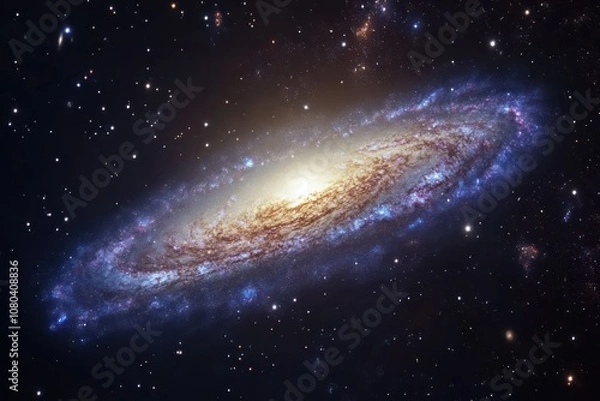 Fototapeta Stunning Spiral Galaxy in Deep Space