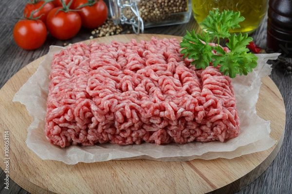 Obraz Minced beef meat