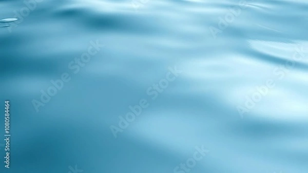Obraz Smooth water surface with a few subtle ripples, gentle movement, peaceful, smooth surface