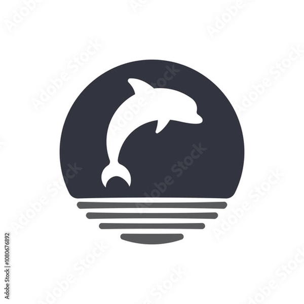 Obraz Dolphin Logo Template Icon