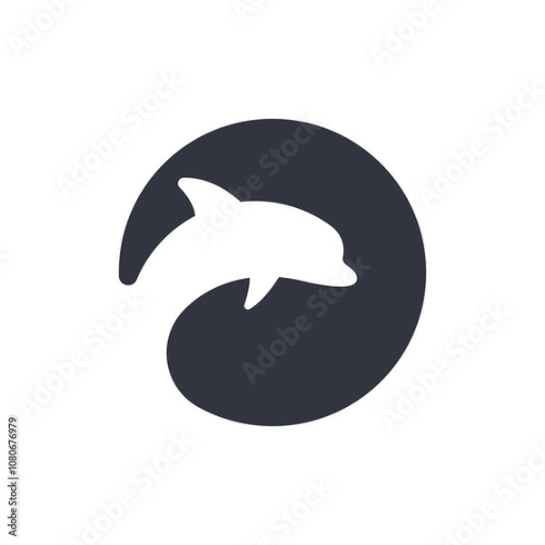 Obraz Dolphin Logo Template Icon