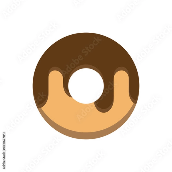 Obraz Donut Logo Template Icon