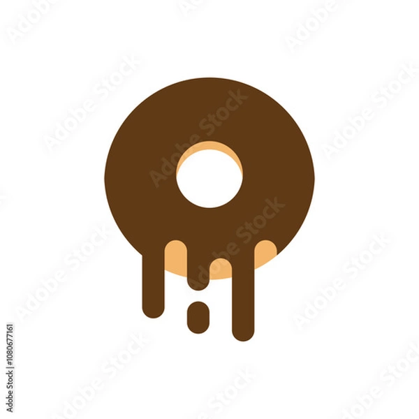 Obraz Donut Logo Template Icon