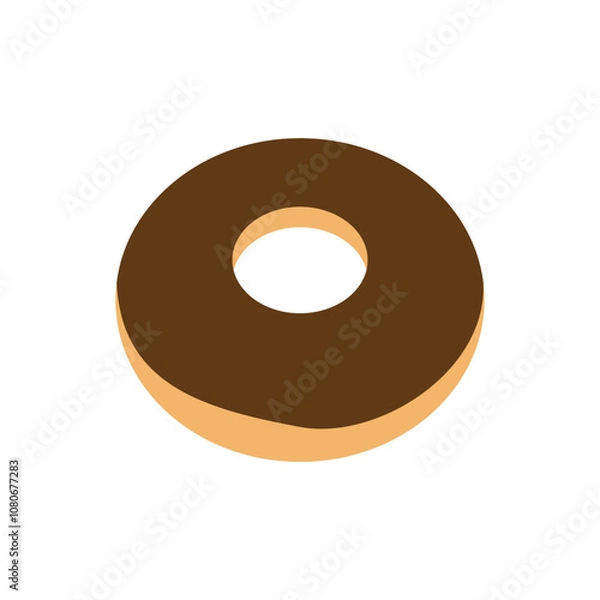 Obraz Donut Logo Template Icon