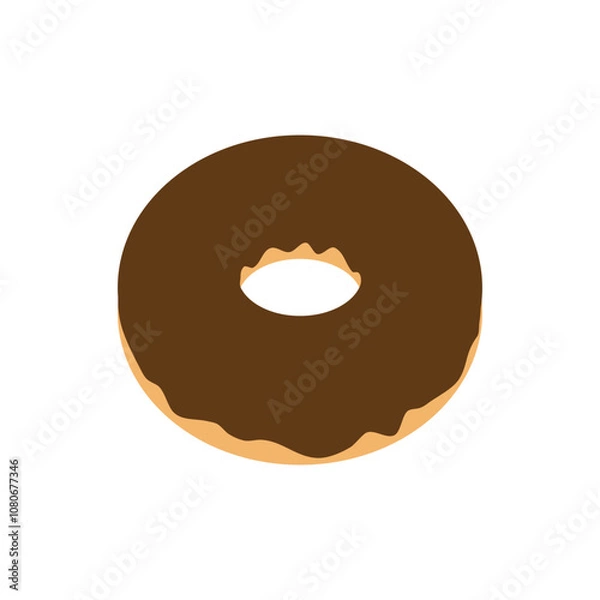 Obraz Donut Logo Template Icon