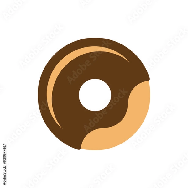 Obraz Donut Logo Template Icon
