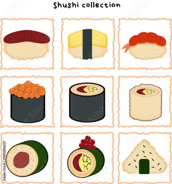 Obraz shushi collection