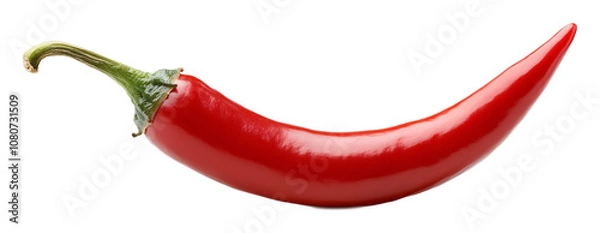 Obraz Red hot chili pepper on a white background. isolated background.