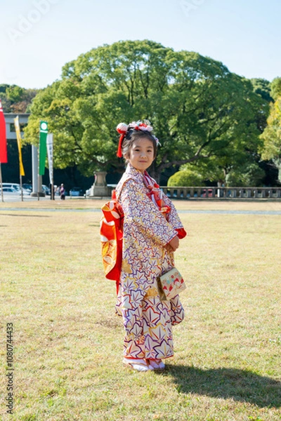 Fototapeta 七五三の女の子