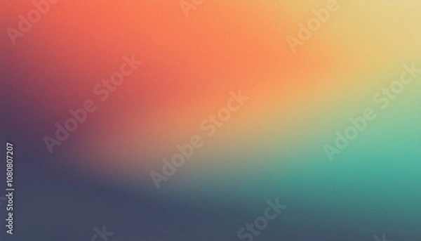 Fototapeta retro gradient background with grain texture