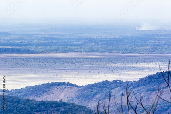 Fototapeta rupununi mountains and plain