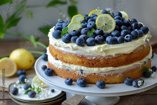 Fototapeta Cakes with Stunning Decorations, Layers of Frosting, and Artistic Designs for Special Occasions