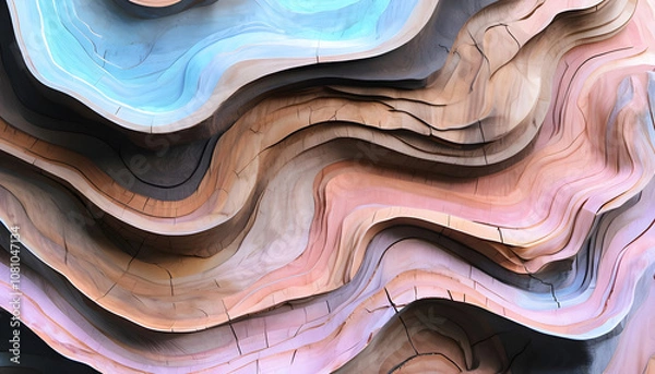 Obraz Abstract Wood Layer