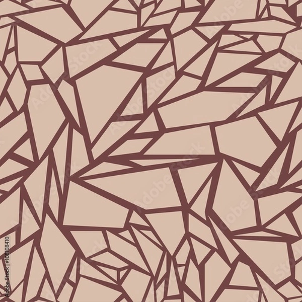 Fototapeta Abstract seamless pattern. The effect of broken glass