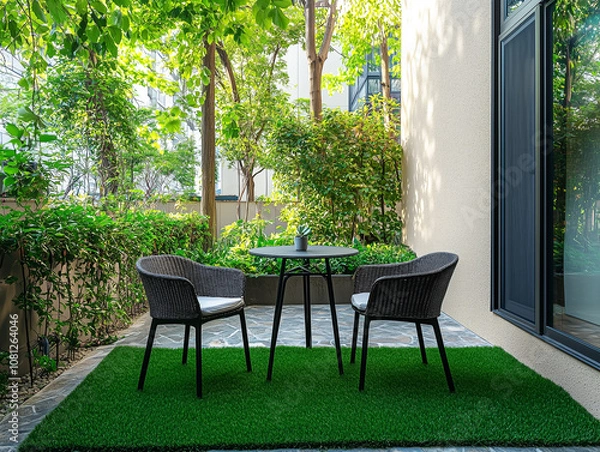 Fototapeta 住宅イメージ　小さな憩いのスペース