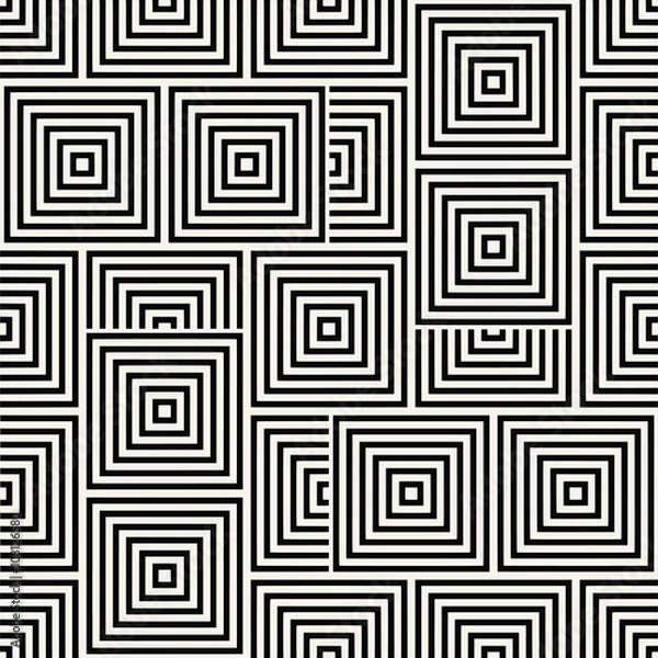 Fototapeta Seamless geometric pattern background vector