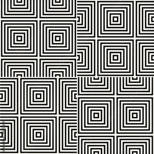 Fototapeta Seamless geometric pattern background vector