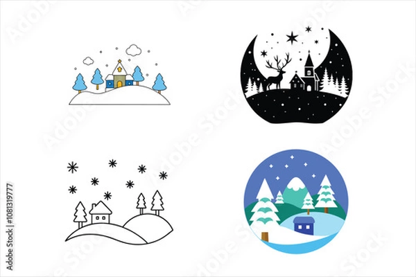 Obraz set of elements for design