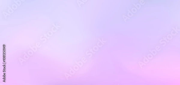 Fototapeta Tender light pastel colors fluid purple and pink mesh gradient background. Abstract lilac and violet colors liquid digital watercolor for aesthetic business design, dusk sky banner