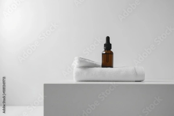 Fototapeta Skincare Display and Towel