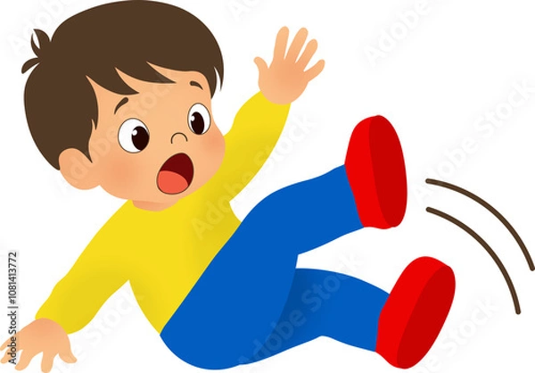 Obraz 넘어지는 아이