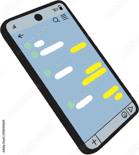 Obraz 핸드폰 대화창