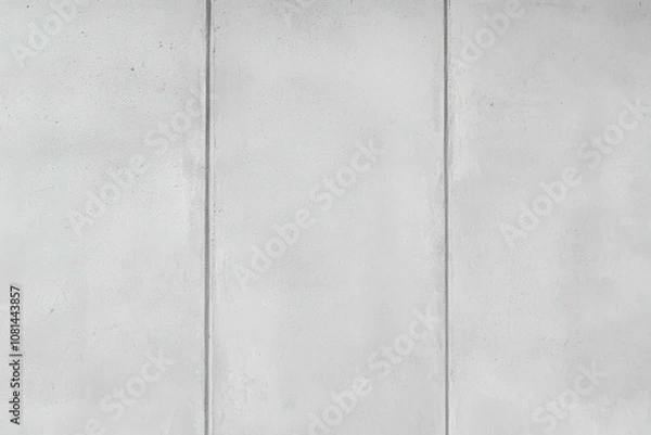 Fototapeta A gray wall with three vertical lines
